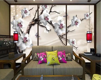 Beibehang Vlastní 3D tapety luxusní šperky květina TV pozadí stěny papíru, bytové dekorace, obývací pokoj, ložnice, 3d tapety
