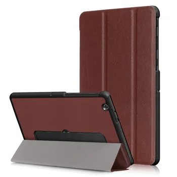 Ultra Slim Custer 3-Složky Folio Stand PU Kožené Magnetické Pouzdro Pro LG G PAD 3 10.1 V755 / G PAD X II 10.1 UK750 Tablet