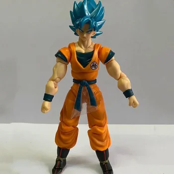 Dragon Ball Super Saiyan Son Goku Anime Postavy Grandista PVC Model Hračka DBZ Akční Figurka Kolekce Modré Vlasy Goku Panenka Figma