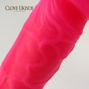 Růžové Realistické Dildo s přísavkou Nejlepší Kvality Silikonový Penis Masér Adlut výrobky pro Ženy