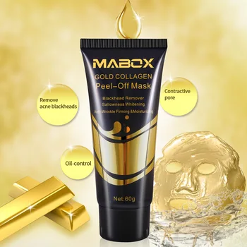 MABOX 24K Odstranit Pupínek Zlatá Maska Zmenšit Pórů, Zlepšení Hrubé Péči o Pleť Akné Masky Obličeje Hydratační Proti Vráskám Anti Aging