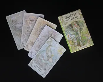 Karty Píseň Ducha Rodinnou Oslavu Hrací Karty, Deskové Hry pro Dospělé a Děti, Věštění Tarotových karet