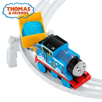 Thomas a Friends Elektrický Vlak Hračky pro Děti, Plastové Železniční Budovy závodní Auto Kolekce Hraček Vlak Thomas DHC78
