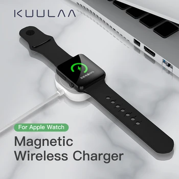 KUULAA Magnetické Bezdrátová Nabíječka Stojan Pro Apple Hodinky Dok Nabíjecí Kabel Pro Iphone, iWatch Hodinky Řady 6 5 4 3 2 Applewatch