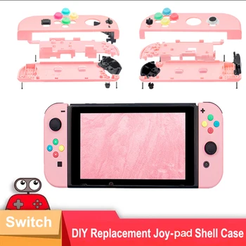 1 Pár DIY Plastové Náhradní Joy-Con Opravy Pouzdro Kryt Pouzdro Shell Plnou Tlačítko Kit Pouzdro Pro Nintendos Switch Controller