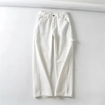 Vintage džíny dámské širokou nohu džíny ležérní černé džíny pro ženy s vysokým pasem džíny po mámě, korean cargo kalhoty ženy harajuku