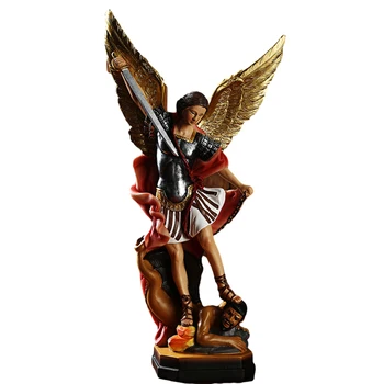 Anděl a Démon, Bitva Socha Domácí Zahrady Pryskyřice Figurka Ornament Katolické Dárky