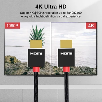 HDMI HDM Kabel HDMI 2.0 4K na PS4 Apple TV Splitter Přepínač 60Hz Audio Video Cabo kabel Kabel HDMI 2.0