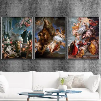Domácí Výzdoba, Tisk Na Plátno Wall Art Plakát Olej Unframde Kresby Paitings Obrázky Peter Paul Rubens Náboženské Přesvědčení