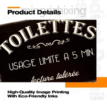 Toaleta Tin Znamení Plaku, Wc Toalety, Koupelny, Kovové Známky(20 cm*30 cm )(Navštivte Náš Obchod, Více Produktů)