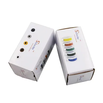 UL 1007 20awg 60m Kabel 10 barev Mix Kit box 1+ box 2 pletl dráty, Elektrické Dráty Letecké společnosti Copper PCB Drát DIY