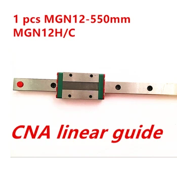 Dnou bývají obvykle Mini pro 12mm Lineární vedení MGN12 lineární kolejnice 550mm + MGN12H Dlouhé lineární přepravě pro CNC X Y Z Osy 3d tiskárna část