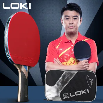 LokiM 5/6/7 Star Ping Pong Rakety, Profesionální Ofenzivní Carbon Blade Stolní Tenis Raketa Pálka, Pádlo s ITTF Schválené Gumy