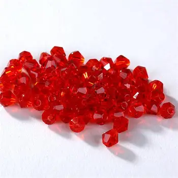 Kvalitní 1000ks 3mm AAA Bicone Luxusní Rakouské krystaly korálky #5301 Červená Výrobu Šperků DIY
