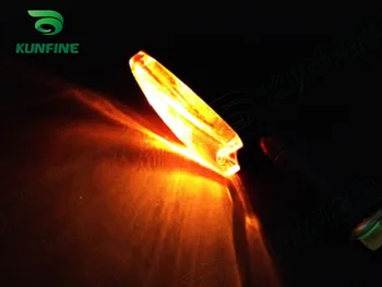 KUNFINE 12V Univerzální E-označené Motocyklu Zase Signál Ukazatele Směru Kontrolka 4xhalogen žárovka lampy amber