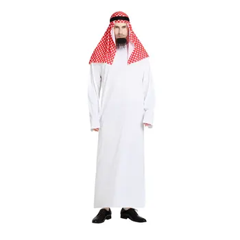 Umorden Muži Arábie Arabský Šejk Kostým Pastýř, Arabian Prince Cosplay pro Dospělé Fantasia Purim Halloween Kostýmy