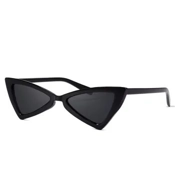 AIMISUV Módní Trojúhelníkové sluneční Brýle Ženy Retro Cat eye sluneční Brýle pro dámy, Klasické Značky Odstínů Luxusní Malé Brýle UV400
