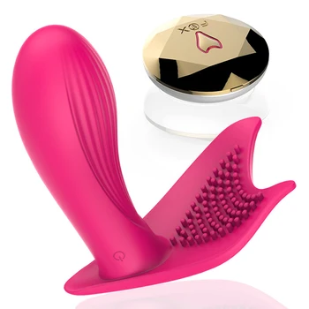 FOX Remote Vibrátor Realistický Vibrátor, Ženské klitoris Masturbace erotické dospělý sex hračky pro ženu, pro pár, sex shop, sex produktu