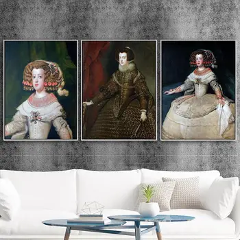 Domácí Výzdoba, Tisk na Plátno Umění Zeď Obrázky Pro Obývací pokoj, Plakát, Tisk na Plátno, Obrazy španělské Velazquez Portrét