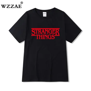 2019 Nový Horor Cizí Věci T Shirt Muži/Ženy Montauk Gotické sweatshit Streetwear T-shirt Ležérní Krátký Rukáv Hip Hop Tričko