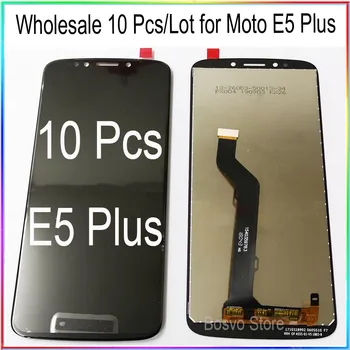 Velkoobchodní 10 Ks/lot pro Moto E5 Plus LCD Displej s Touch Digitizer Shromáždění XT1924 XT1924-1 XT1924-2