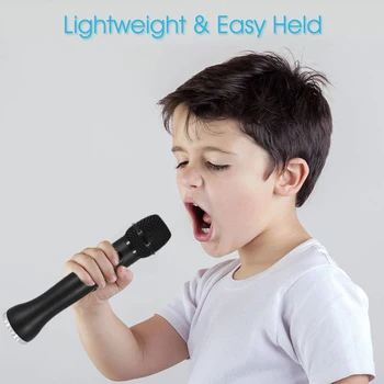 Profesionální Karaoke Mikrofon 3 v 1 Záznam Bezdrátový Reproduktor s Bluetooth pro Telefon pro Ipad Kondenzátorový Mikrofon XIAOKOA