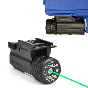 Power Red/ Green Dot Laser Sight Kolimátor QD 20mm Rail Držák pro Pistole a Airsoft Puška Glock 17 19 22