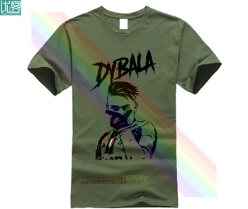 2019 Letní Módní Paulo Dybala T Shirt Pánské Krátký Rukáv bavlněné Tričko Vtipné Tees Harajuku Košile Cool Tops