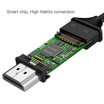 Baseus Typ C Samec Na HDMI Samec Adaptér, Kabel 1,8 M Pro Projektor 4K TV Displej HDMI Kabel Drát, Digitální Splitter Přepínač