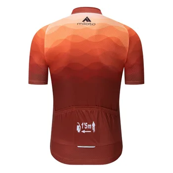 MILOTO Letní Krátký Rukáv Pro Mtb Kolo, Cyklistické dresy Ropa Ciclismo na Koni Cyklistické Oblečení Muži Tričko Hombre nosit Maillot