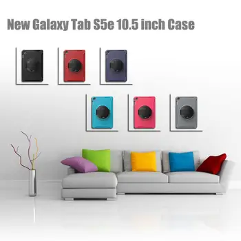 Pouzdro Pro Samsung Galaxy Tab S5E T720 T725 Těžké Hybridní Stand Kryt Nárazuvzdorný Brnění 360 Rotační Tablet Zpět Případě