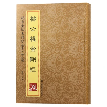 Čínská Kaligrafie Písanka Pravidelné skript Liu Gongquan Diamond Sutra Orientální Krásné Psaní Učebnice