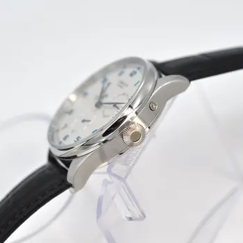 Corgeut watch 42mm fashtion pánské racek automatické mechanické náramkové hodinky Power Reserve, datum, vodotěsné 316L Nerezové oceli