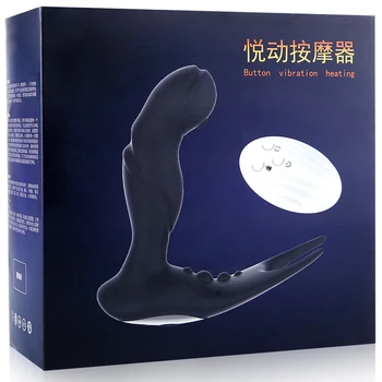 Inteligentní Topení Prostata Masáž 10 Rychlostí Vibrací pro Muže Bezdrátové Ovládání Prostaty Stimulátor Anální Dospělý Sex Hračky