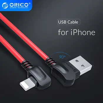 ORICO USB Kabel Pro Apple iPhone X 8 7 6 5 6S plus Kabel Rychlé Nabíjení Kabel Mobilní Telefon Nabíječka Kabel Adaptér USB Datový Kabel