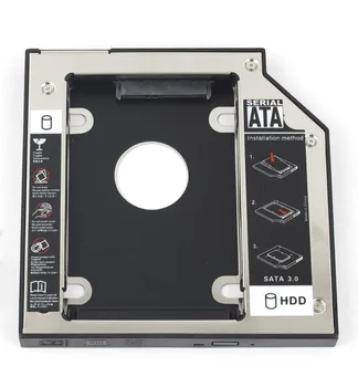 WZSM 12.7 mm SATA 2nd HDD SSD Pevný Disk Caddy pro SAMSUNG R510 R518 R519 R520 R522 R523 R528 R530 R540 R560 R580 R590 R610 R620
