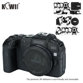 Kiwifotos Proti Poškrábání Těla Fotoaparátu Kryt Protector Film Pro Canon EOS RP EOSRP Fotoaparátu Kůže Shadow Black Camouflage 3M Samolepka