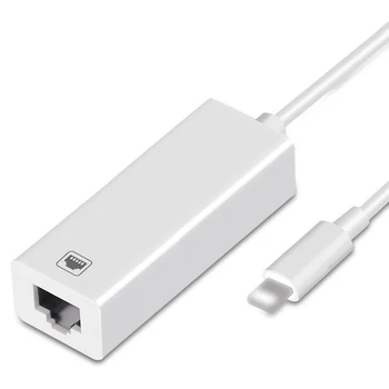 100Mbps Síťový Kabel Adaptér Pro Blesk RJ45 Ethernet LAN Pevné Zámoří Cestování Kompaktní Pro iPhone/iPad Série