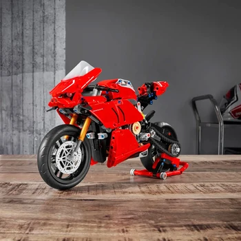 2020 Nové Technic Auta 674pcs Ducatis Panigale V4 R Motocykl 42107 Stavební Bloky, Cihly Hračky pro Děti Vánoční Dárek