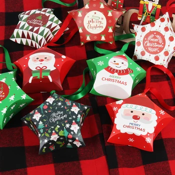 2020 Veselé Vánoční Dárkové Tašky Navidad Vánoční Cukroví Krabice, Nový Rok, Děti Upřednostňuje Taška Děti candy box Vánoční Dekorace