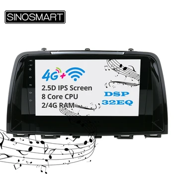 Sinosmart podporu BOSE IPS/QLED 2.5 D displej auto gps multimediální navigace rádio přehrávač pro Mazda 6 Atenza 2012-,,2016