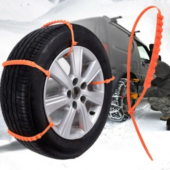 10ks Par protiskluzové Kabelové Přivázat Protiskluzové Řetězy Sněhové řetězy Pro Auta Truck SUV Protiprokluzový systém Nouzového Jízdu v Zimě Sněhové Řetězy