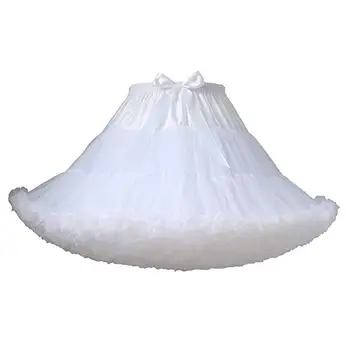 Mini Tyl Šaty pro Dívky Opuchlé Taneční Sukně Krátké Kostým Multi-Vrstva Spodničky Tutu