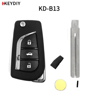 KEYDIY KD B13 Auto Klíče Pro Toyota KD900/KD-X2 Klíč Programátor Řady B Dálkové Ovládání s KD Chip a 13# Uncut Blade