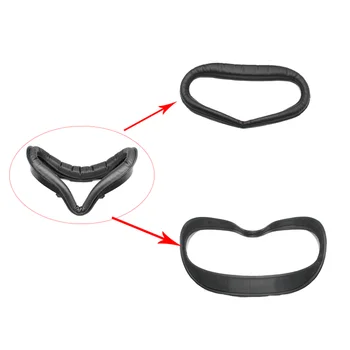PU přední Kryt Případě Nahrazení Oční Maska Pad Polštář Kryt Pro Oculus Quest 2 VR Headseet Virtuální Reality Brýle Příslušenství