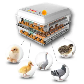 220V Vejce Inkubátor, Líheň Automatická Farma Inkubační Nástroje Ptačí Mládě Křepelky Líheň na Drůbež Hatcher Turner