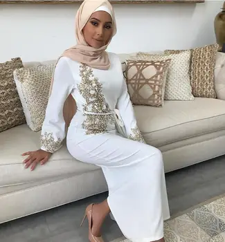 Eid Abaya Dubaje, Turecka, Muslimské Hidžáb Šaty Kaftan Kaftan Marocain Islámské Oblečení Pro Ženy, Ramadán Šaty Islámu Plášť Vestidos