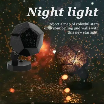 VEDL Noční Světlo Projektor Hvězdné Oblohy Star moon Zvládnout Děti, Děti, Dítě, Spánek Romantické barevné Led Projekční lampa