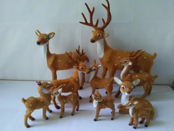 Simulace sika model,polyethylenu a umělé kožešiny jelen řemeslné rekvizity,bytové dekorace, hračka, dárek a1866