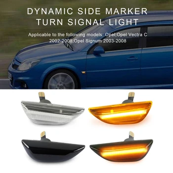 2x LED dynamické boční směrová světla pro Opel Mokka X Chevrolet Trax Buick Encore auto led boční obrysové kontrolka lampy